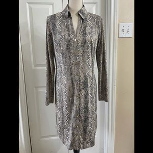 INC leopard dress size M